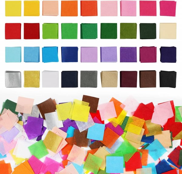 1 Inch Tissue Paper Squares